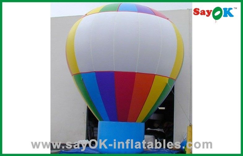 Custom Rainbow Inflatable Grand Balloon For Holiday Decorations
