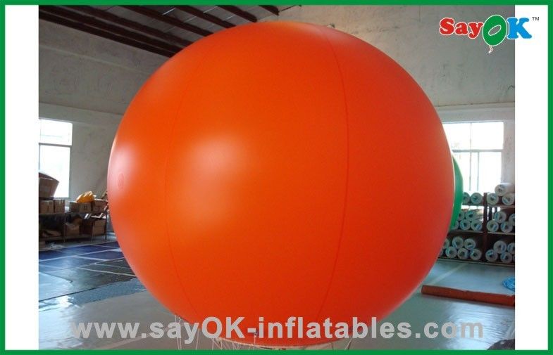 New Beautiful Orangecoloured Helium Inflatable Grand Balloon For Outdoor Show Event