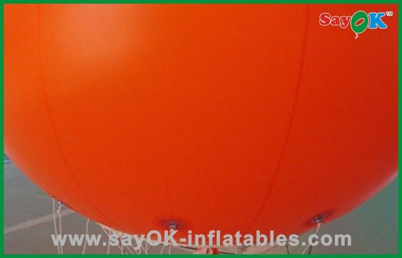 New Beautiful Orangecoloured Helium Inflatable Grand Balloon For Outdoor Show Event