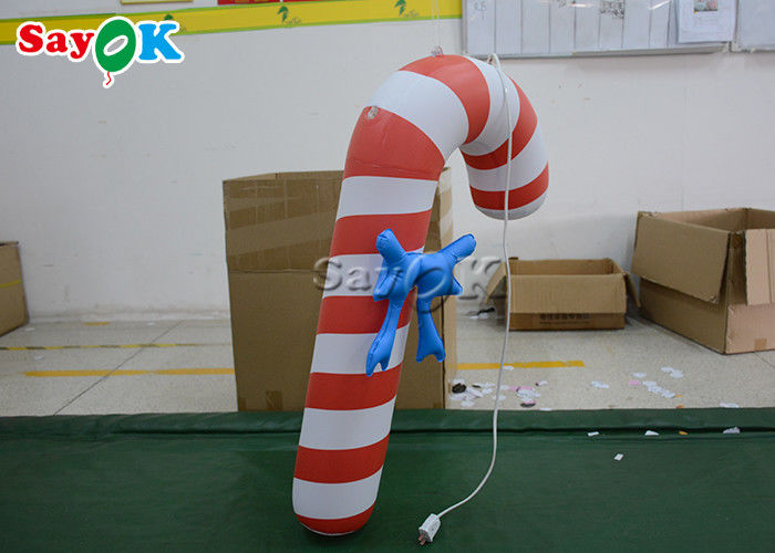 35 Inch Outdoor Inflatable Holiday Decorations Christmas Candy Cane