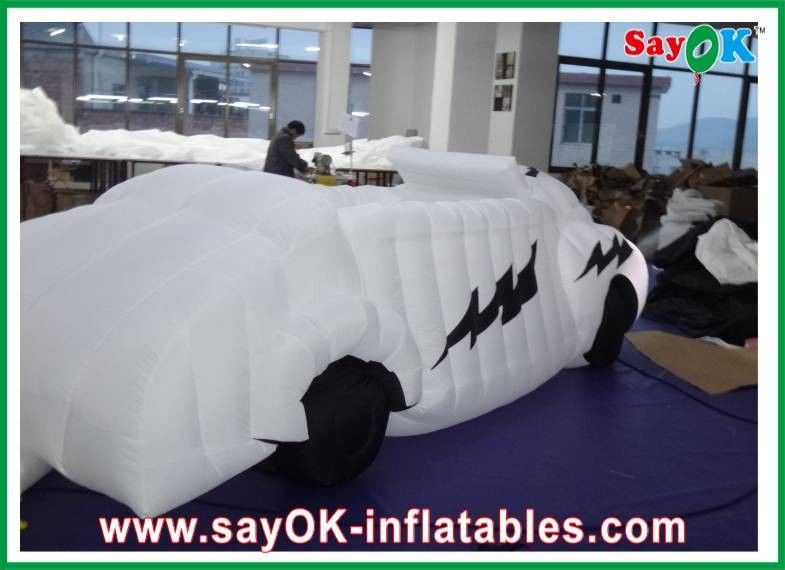 Customized Advertising Events Lenghth 3m Inflatable Car 2 Head Led Bulbs