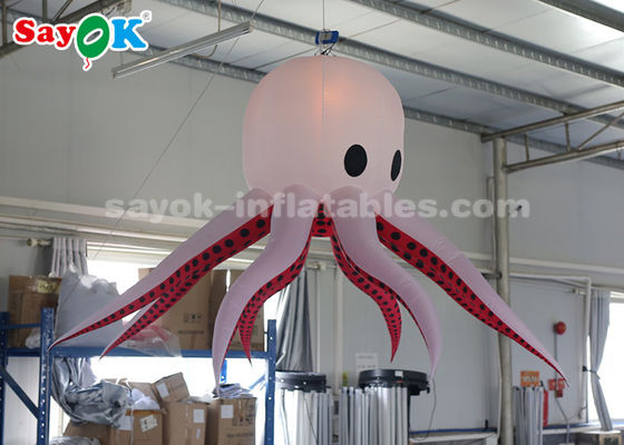 Poulpe gonflable en nylon de 2 m avec télécommande pour la décoration de fête