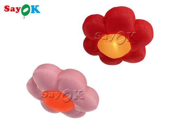 Fleur d'éclairage gonflable artificiel de 1,5 m 2 m 190 T