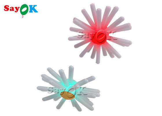 Événement suspendu Fleur gonflable avec lumières multicolores