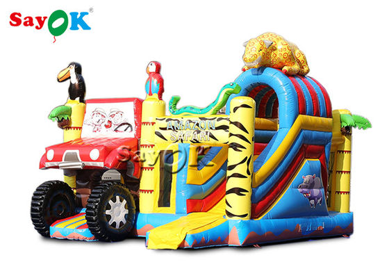 Animaux Combo Enfants 5.5x5x4.4m maison gonflable avec glissement