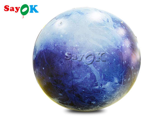 Décoration d'éclairage gonflable de 40 pouces personnalisée Pluto Planète ballon