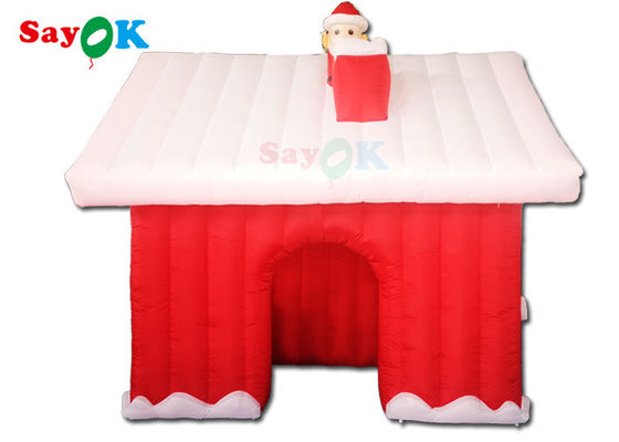 Centre commercial Décorations de vacances gonflables Tente du Père Noël gonflable
