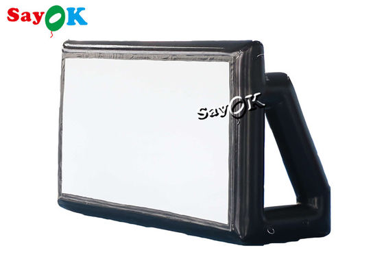 Cinémas d'arrière-cour Front Projection Inflatable Movie Screen hermétique avec la pompe 3x1.75mH