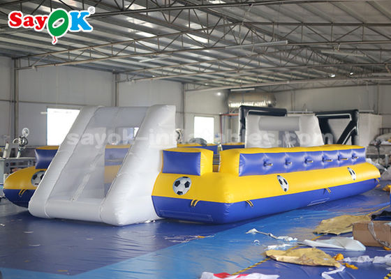 Terrain de football gonflable du football 8*5m de PVC de bâche de jeux gonflables gonflables géants de sports