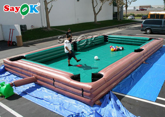 Table de billard gonflable humaine gonflable Logo Printing de billard de jeux de sports de jeux de partie grande