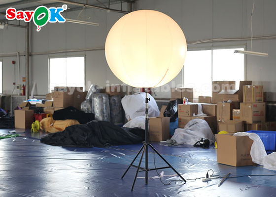 1.2m Décoration de l'éclairage gonflable Balons debout pour les foires publicitaires
