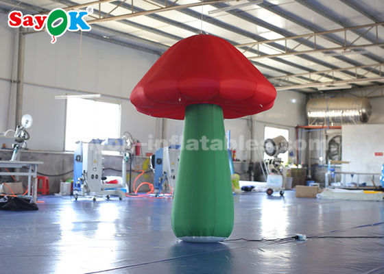 Décoration de champignons gonflables à LED colorés pour la publicité
