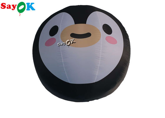 Personnalisé 1,5m 5ft décoration d'éclairage gonflable Penguin ballon
