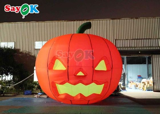 16.4FT Décoration de citrouille gonflable pour Halloween en plein air Impression numérique