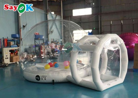 Chambre en PVC de qualité commerciale, maison à bulles, fête pour enfants, tente de jardin, ballon à dôme clair
