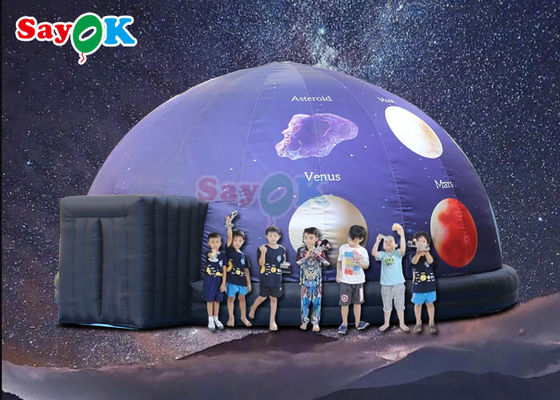 Tente de planétarium gonflable portable 360 projection mobile Tente d'événement planétarium dôme