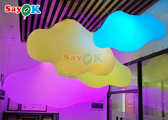 Événements géants ballon gonflable en forme de nuage pour la publicité 2m 2,5m 3m
