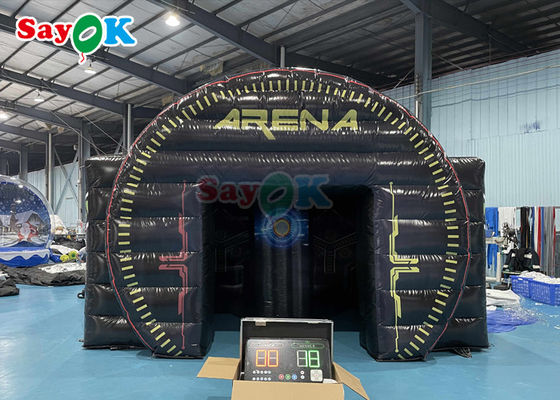 Jeux sportifs IPS gonflables amusants Centre interactif gonflables Bataille légère avec système de jeu Tente d'arène