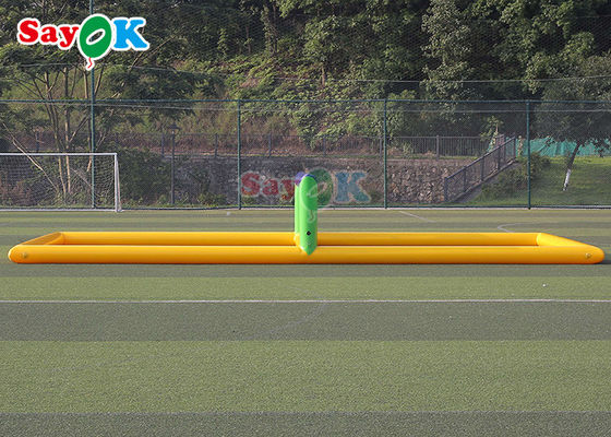Piscine de volley-ball gonflable étanche 0,9 mm Cour de volley-ball aquatique en PVC Souffler Jouets aquatiques pour les jeux d'eau sportifs