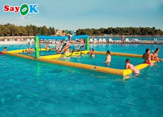Étanches à l'air flottantes multifonctionnelles gonflables cour de volley-ball à eau gonflables flottantes à eau