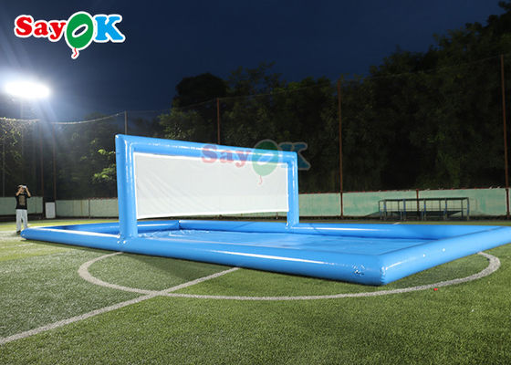 Jeux de parc aquatique Grand bassin gonflable Volley-ball Champ gonflable Cour de tennis aquatique Pour les jeux sportifs