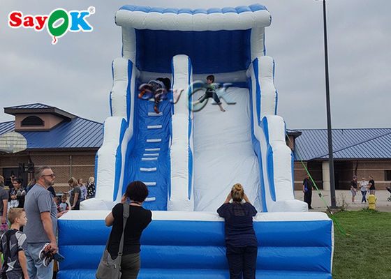 Glissière gonflable pour enfants pour la piscine bleu et blanc Glissière gonflable pour enfants