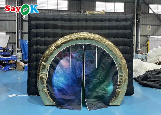 Capsule photo gonflable à LED Tente portable Caméra gonflable Photo Booth pour les événements
