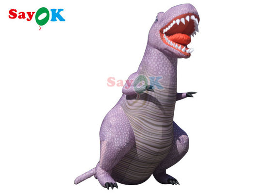 Dinosaure gonflable de Noël Grandes tailles 5m Dinosaure gonflable Tyrannosaurus Rex Impression complète