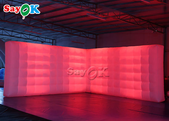 Lumière LED de fête sur mesure 5x2.5mH Paroi pneumatique gonflable